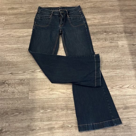 Wide Leg Denim Jeans Size 28 - Picture 2 of 6
